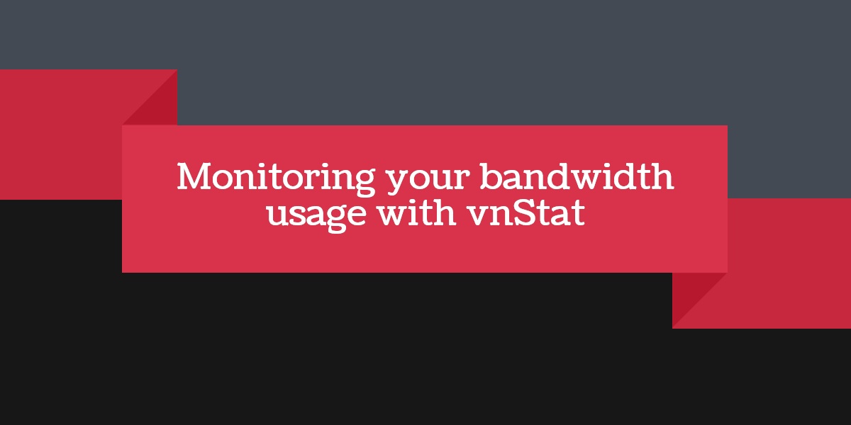 vnStat bandwidth monitoring tool for linux